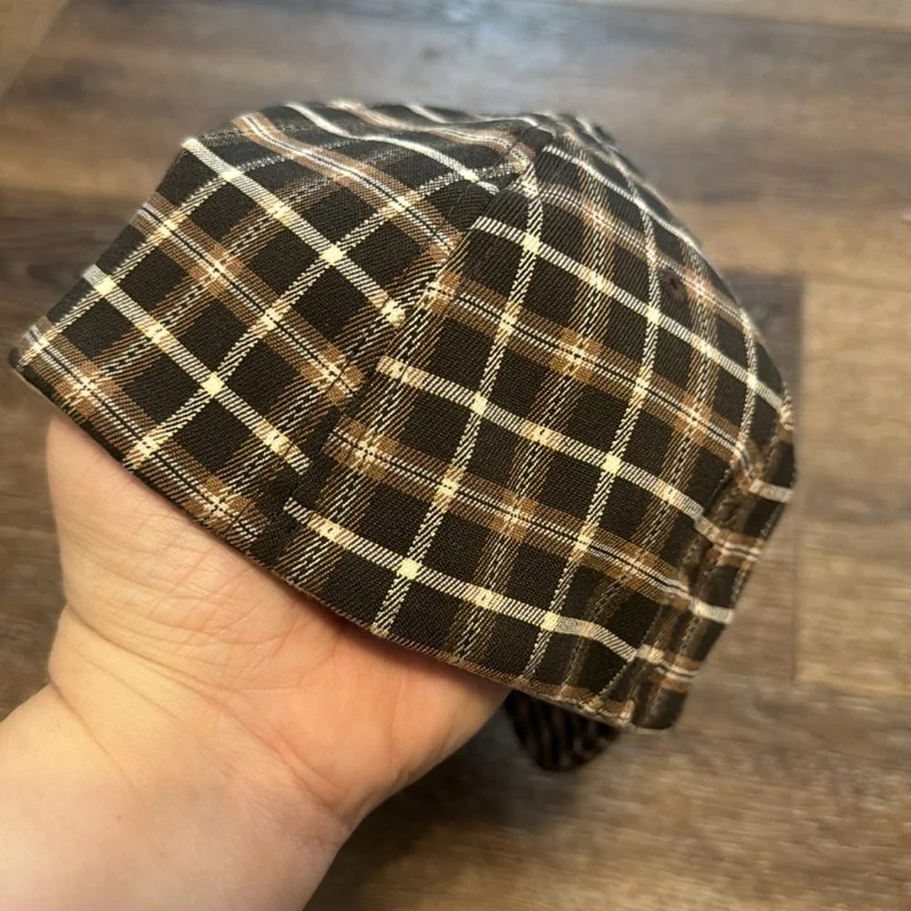 Hurley Black and Brown Plaid Hat - Picture 3 of 6